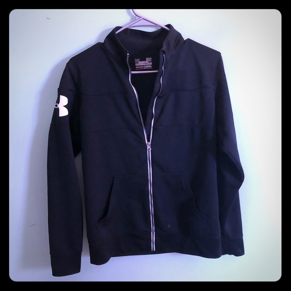 Black under armour zip up